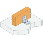 AB70 Simpson Strong-Tie - Tvirtinimo kampas (70 x 70 x 55 mm) (2 mm) - Image 4