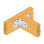 AB70 Simpson Strong-Tie - Tvirtinimo kampas (70 x 70 x 55 mm) (2 mm) - Image 2