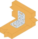 ACRL10520 Simpson Strong-Tie - Sustiprintas tvirtinimo kampas (105 x 105 x 90 mm) (2 mm) - Image 2